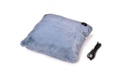 Faux Rabbit Fur Heating Pillow